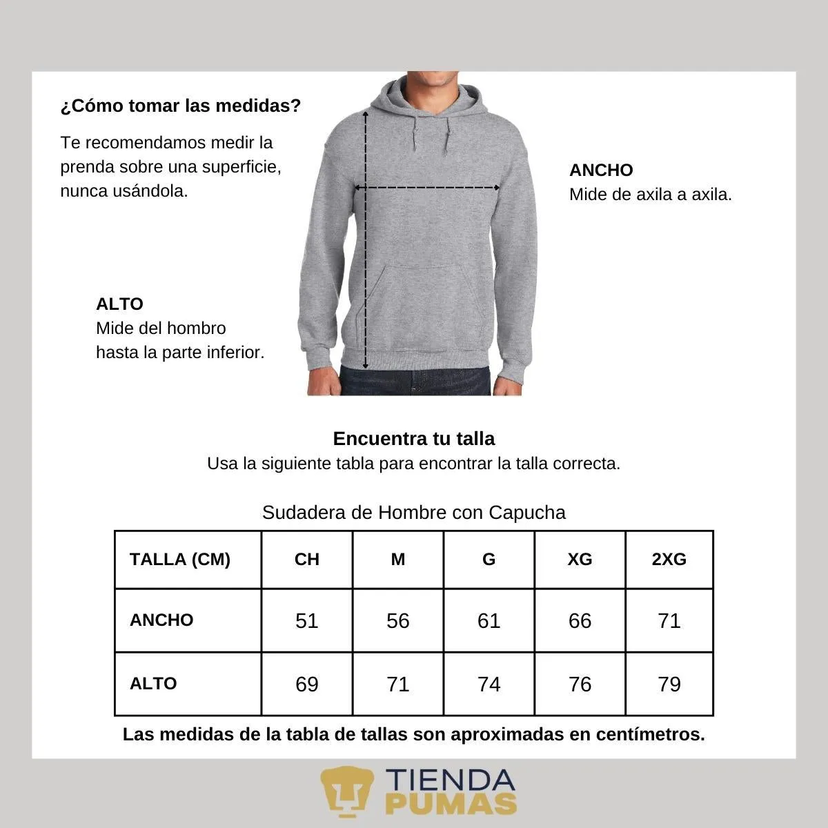 Sudadera Hombre Hoodie  Pumas UNAM Navidad Renos