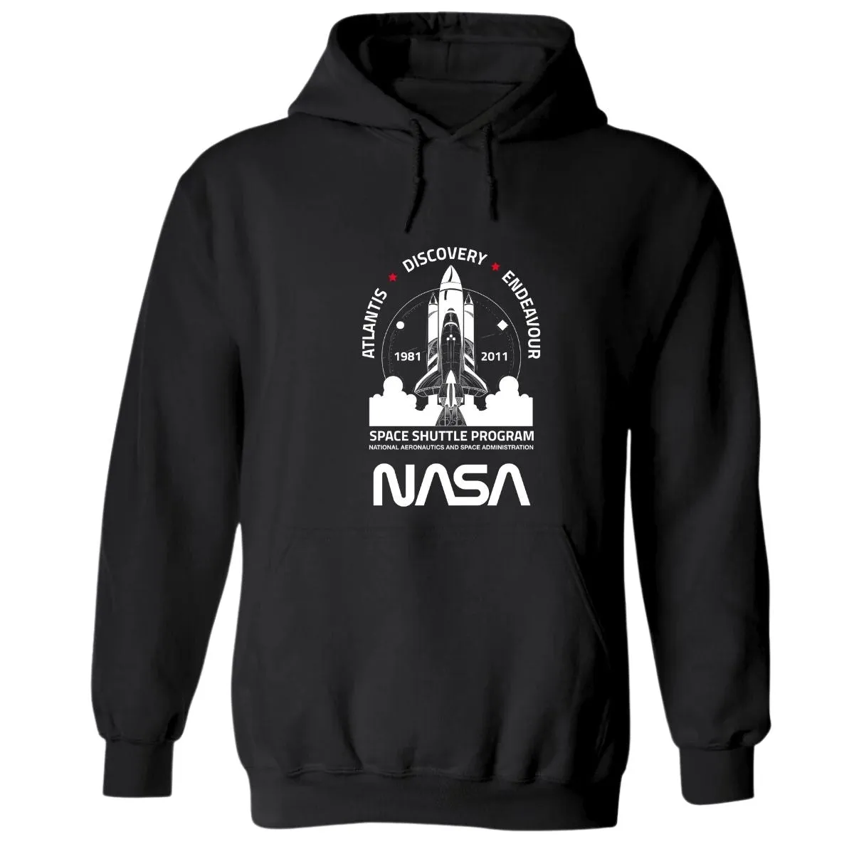 Sweater Suéter Hombre Hoodie Nasa Cohete