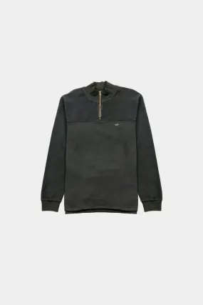 SWEATSHIRT ZIP CHARCOAL