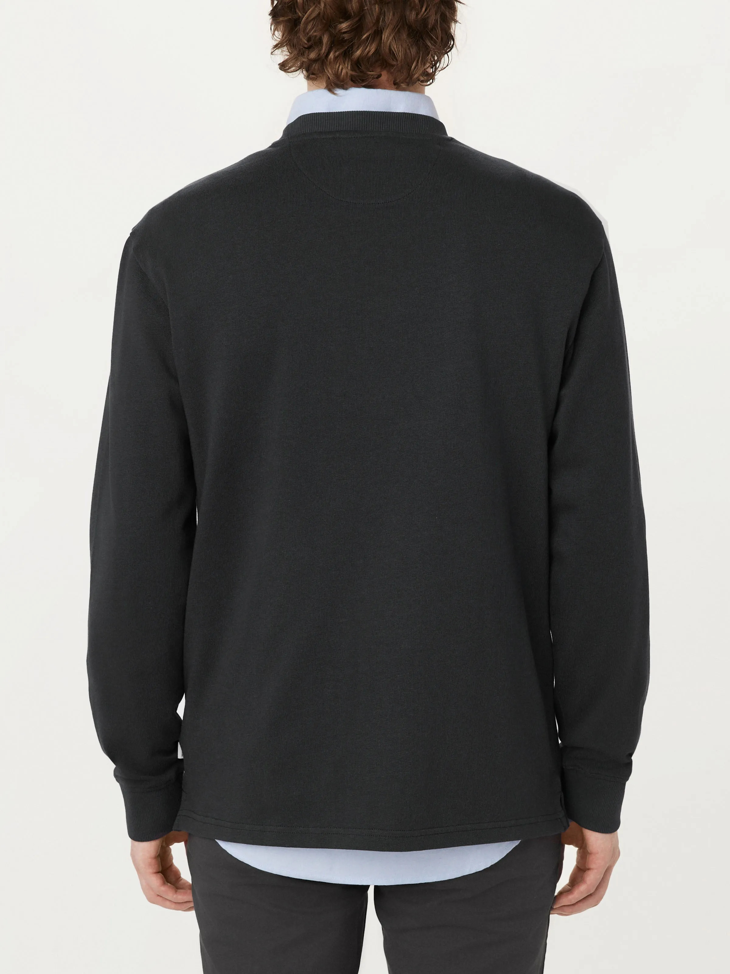 The Long Sleeve T-Shirt in Washed Black