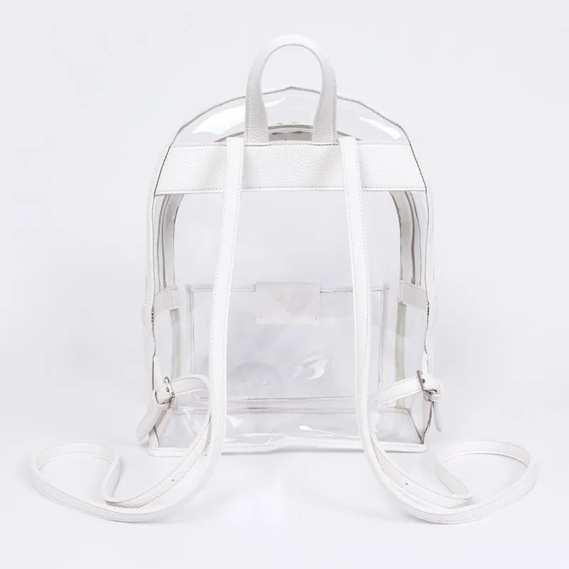 twinkle summer white clear backpack