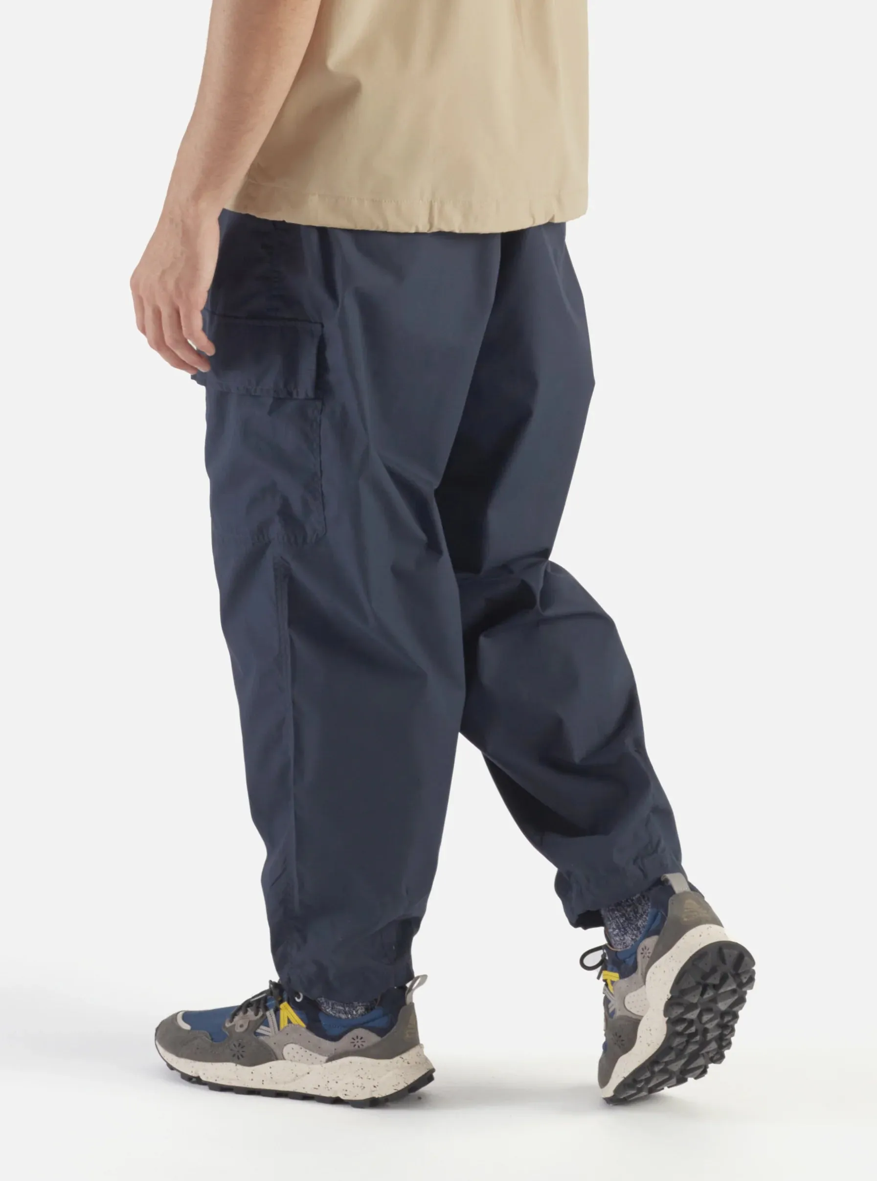 Universal Works Navy Blue Recycled Loose Cargo Pant