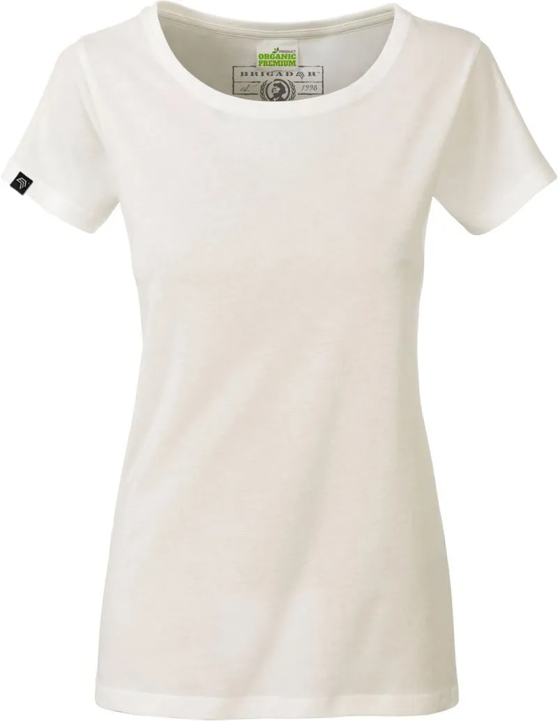 ― % ― JAN 8007/ ― Damen Bio-Baumwolle T-Shirt Organic - Natural Weiß [L]